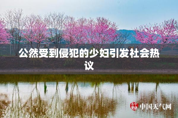 公然受到侵犯的少妇引发社会热议