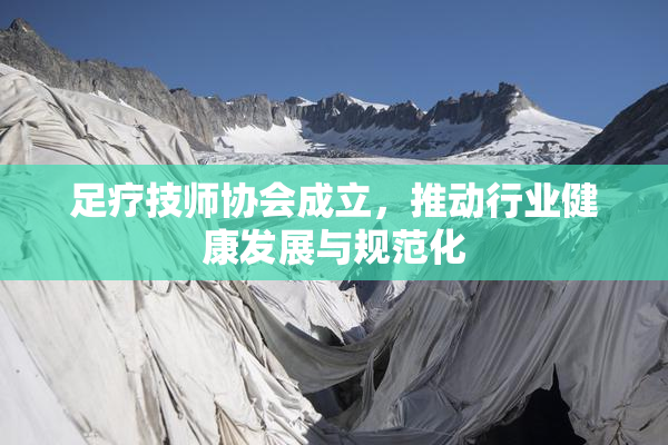 足疗技师协会成立，推动行业健康发展与规范化