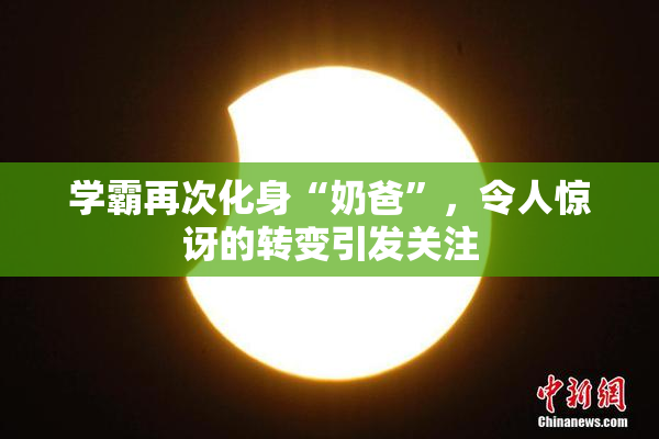 学霸再次化身“奶爸”，令人惊讶的转变引发关注
