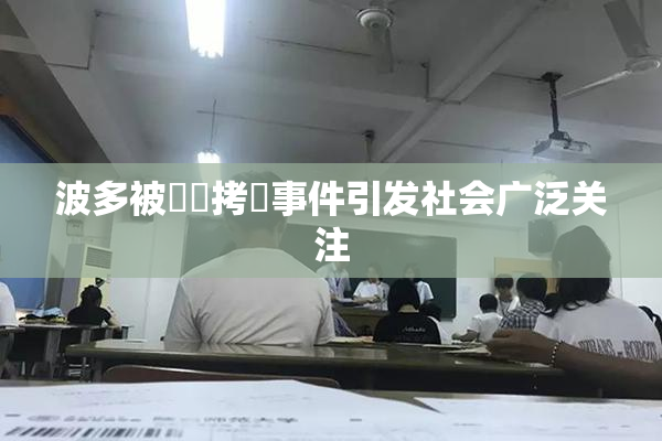 波多被緊縛拷問事件引发社会广泛关注