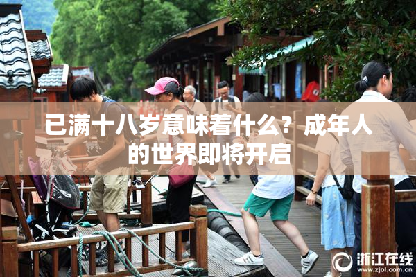 已满十八岁意味着什么？成年人的世界即将开启
