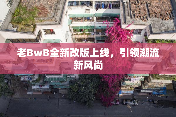 老BwB全新改版上线，引领潮流新风尚
