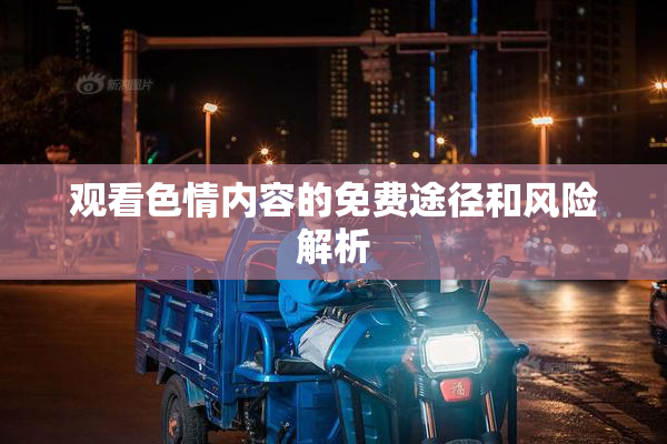 观看色情内容的免费途径和风险解析