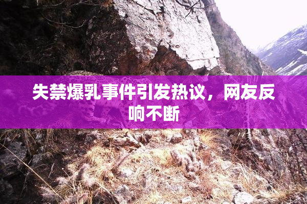 失禁爆乳事件引发热议，网友反响不断