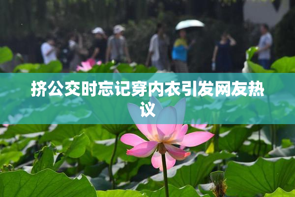 挤公交时忘记穿内衣引发网友热议
