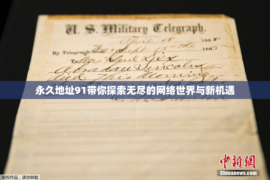 永久地址91带你探索无尽的网络世界与新机遇