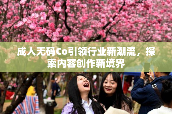 成人无码Co引领行业新潮流，探索内容创作新境界