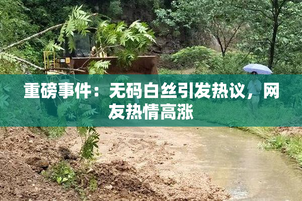 重磅事件：无码白丝引发热议，网友热情高涨
