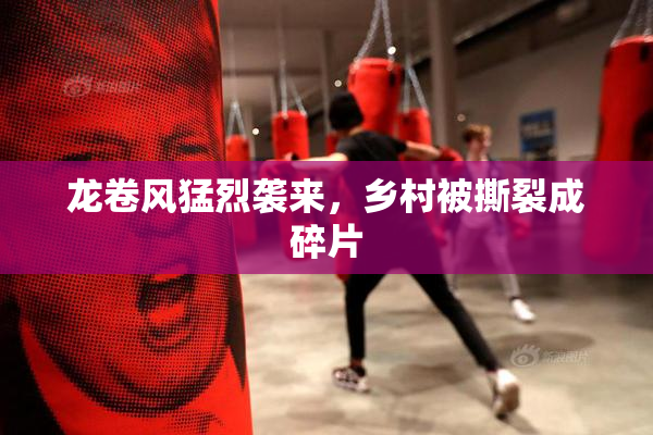 龙卷风猛烈袭来，乡村被撕裂成碎片