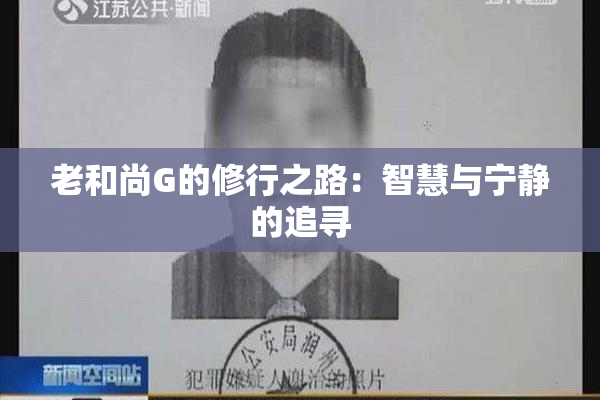 老和尚G的修行之路：智慧与宁静的追寻