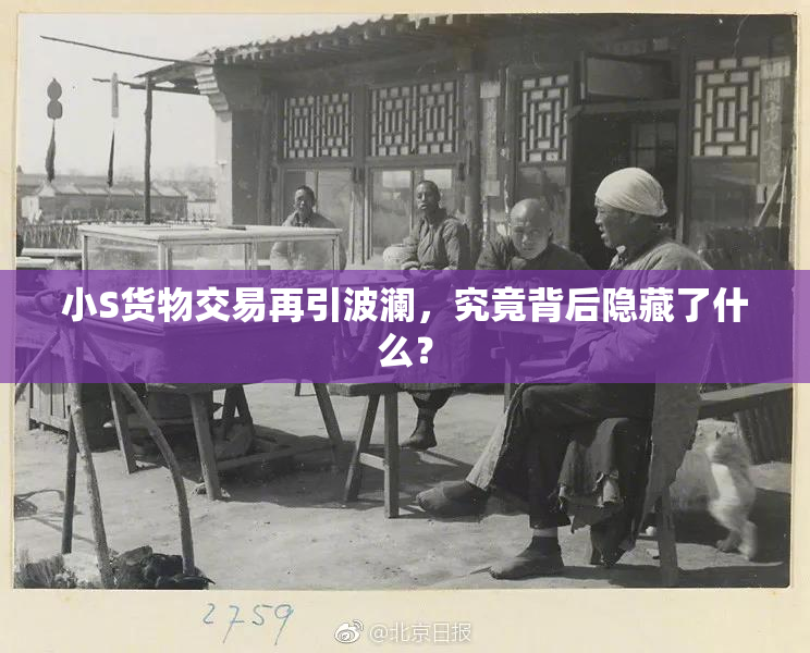 小S货物交易再引波澜，究竟背后隐藏了什么？