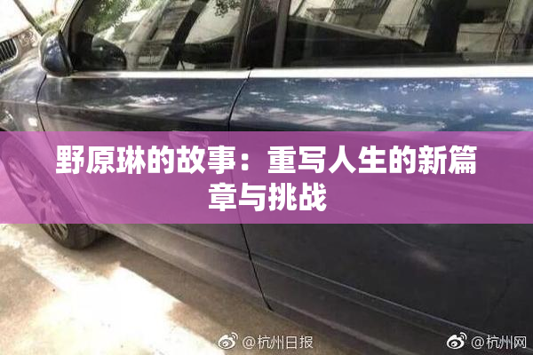野原琳的故事：重写人生的新篇章与挑战