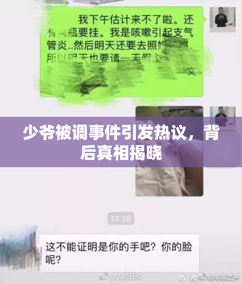 少爷被调事件引发热议，背后真相揭晓