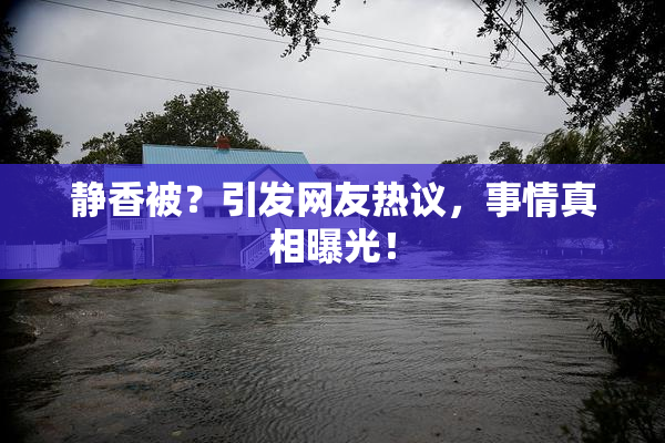 静香被？引发网友热议，事情真相曝光！