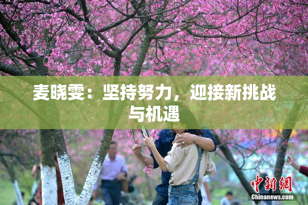 麦晓雯：坚持努力，迎接新挑战与机遇