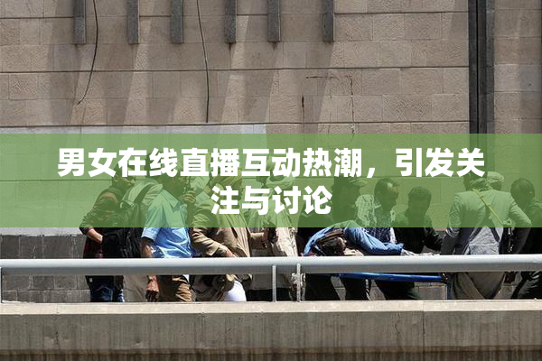 男女在线直播互动热潮，引发关注与讨论