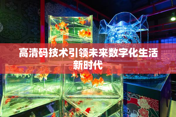 高清码技术引领未来数字化生活新时代