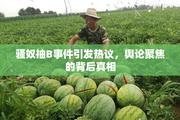 骚奴抽B事件引发热议，舆论聚焦的背后真相