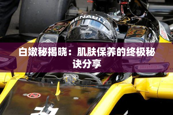 白嫩秘揭晓：肌肤保养的终极秘诀分享