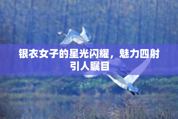 银衣女子的星光闪耀，魅力四射引人瞩目