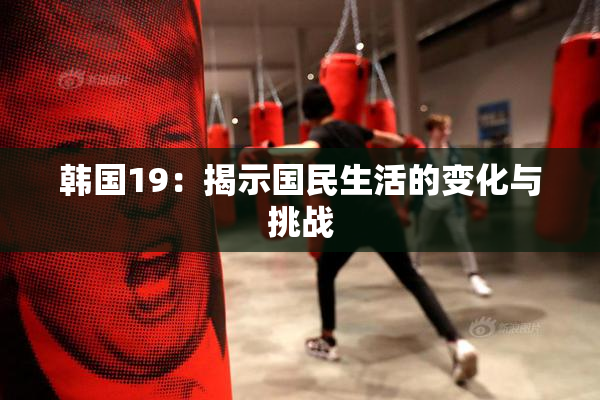 韩国19：揭示国民生活的变化与挑战
