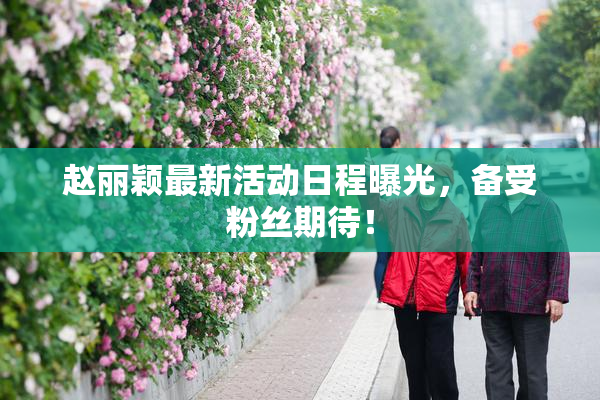 赵丽颖最新活动日程曝光，备受粉丝期待！