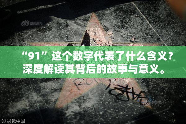“91”这个数字代表了什么含义？深度解读其背后的故事与意义。