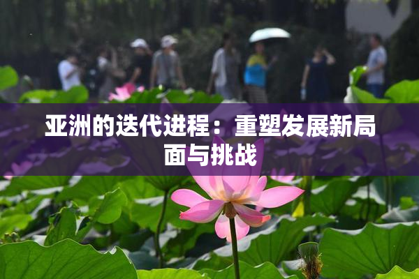 亚洲的迭代进程：重塑发展新局面与挑战