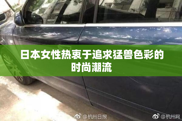 日本女性热衷于追求猛兽色彩的时尚潮流