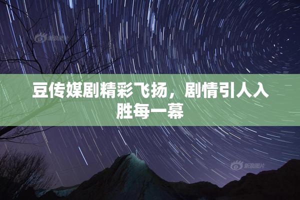 豆传媒剧精彩飞扬，剧情引人入胜每一幕