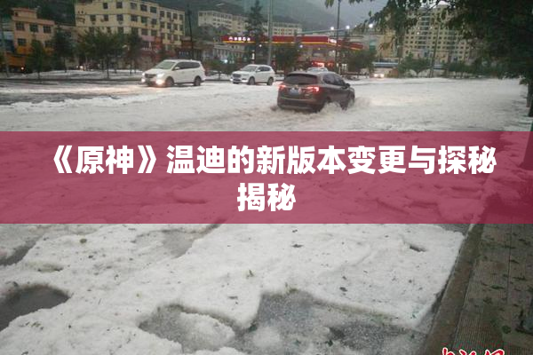 《原神》温迪的新版本变更与探秘揭秘