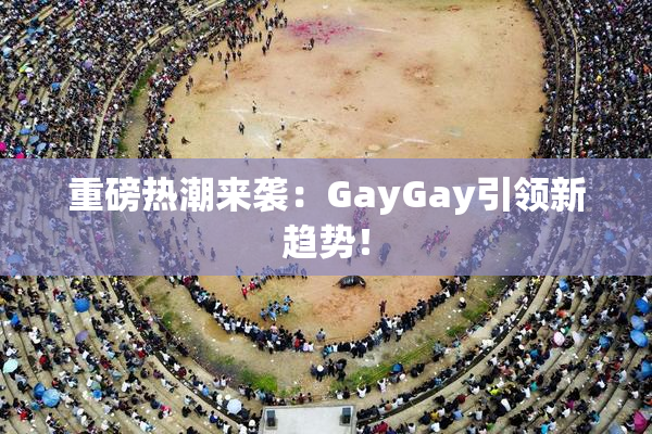 重磅热潮来袭：GayGay引领新趋势！