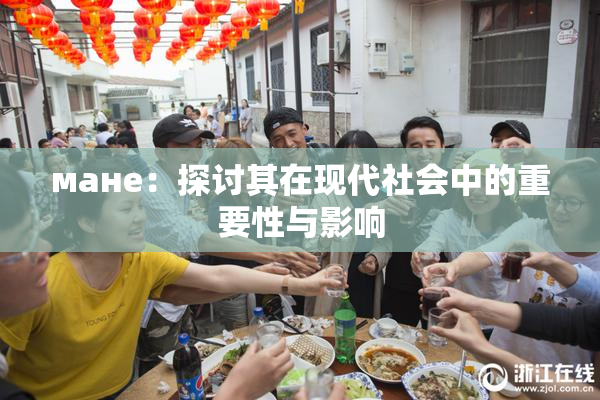 мане：探讨其在现代社会中的重要性与影响