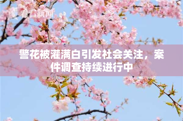 警花被灌满白引发社会关注，案件调查持续进行中