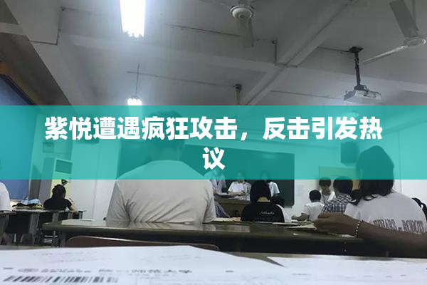 紫悦遭遇疯狂攻击，反击引发热议