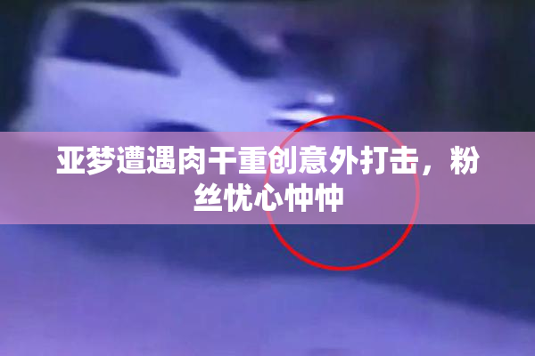 亚梦遭遇肉干重创意外打击，粉丝忧心忡忡
