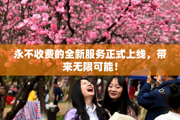 永不收费的全新服务正式上线，带来无限可能！