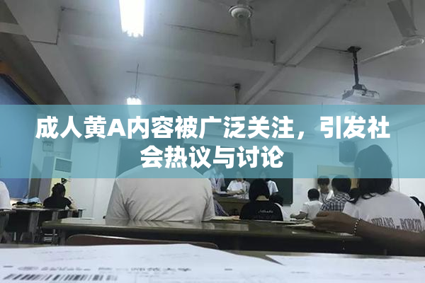 成人黄A内容被广泛关注，引发社会热议与讨论