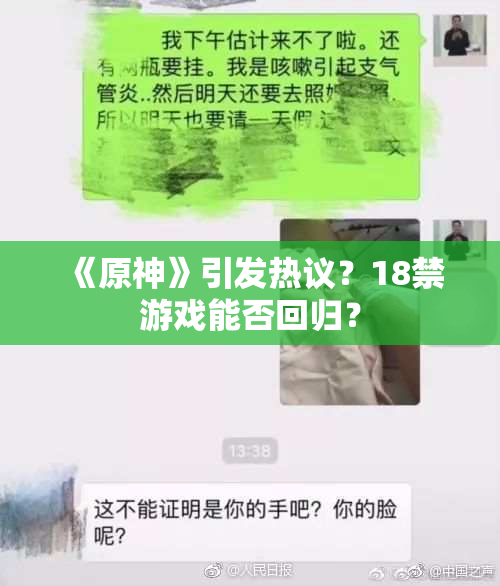 《原神》引发热议？18禁游戏能否回归？