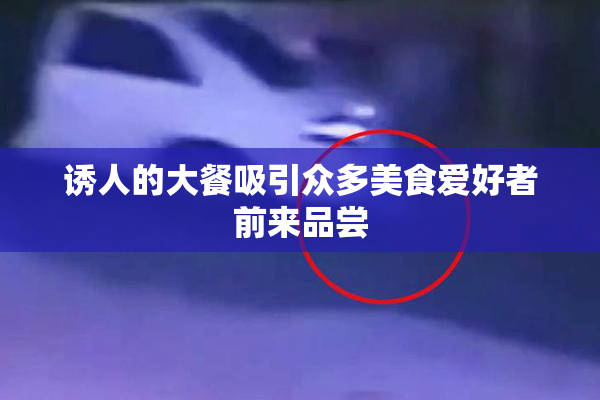 诱人的大餐吸引众多美食爱好者前来品尝