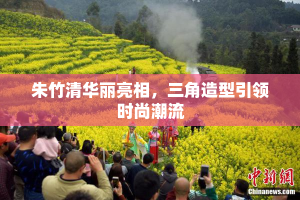 朱竹清华丽亮相，三角造型引领时尚潮流