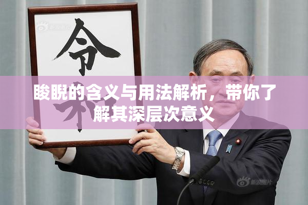 睃睨的含义与用法解析，带你了解其深层次意义
