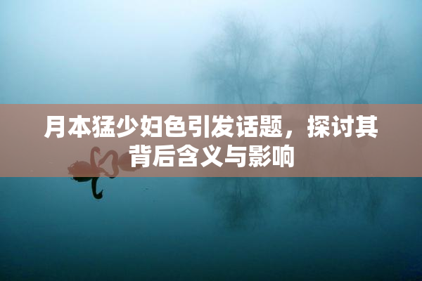 月本猛少妇色引发话题，探讨其背后含义与影响