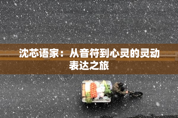 沈芯语家：从音符到心灵的灵动表达之旅