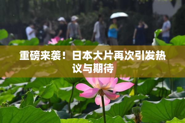 重磅来袭！日本大片再次引发热议与期待