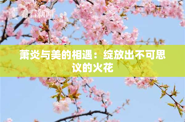 萧炎与美的相遇：绽放出不可思议的火花