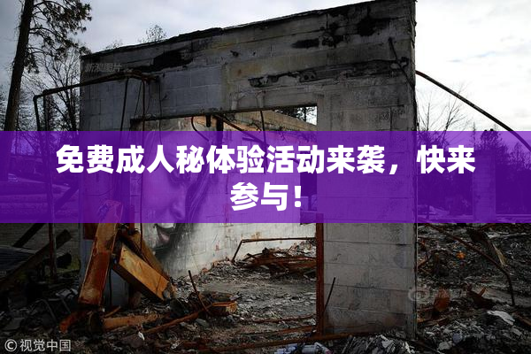 免费成人秘体验活动来袭，快来参与！